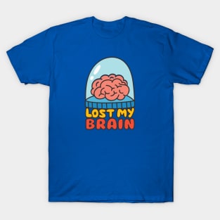 Lost My Brain // Cute Brain Doodle T-Shirt